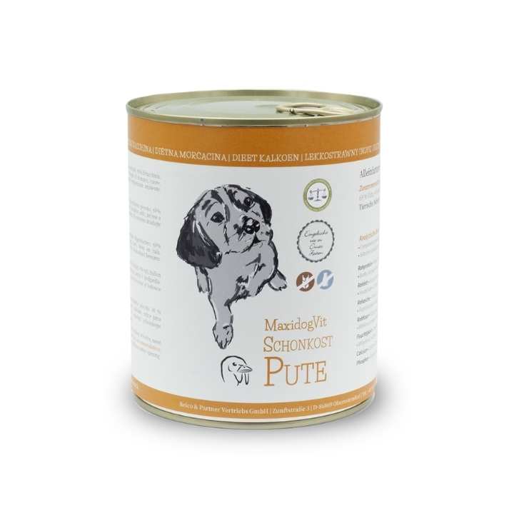 MaxidogVit Schonkost Pute